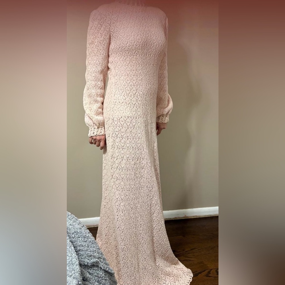 Picardo Vintage Knit Pink Dress